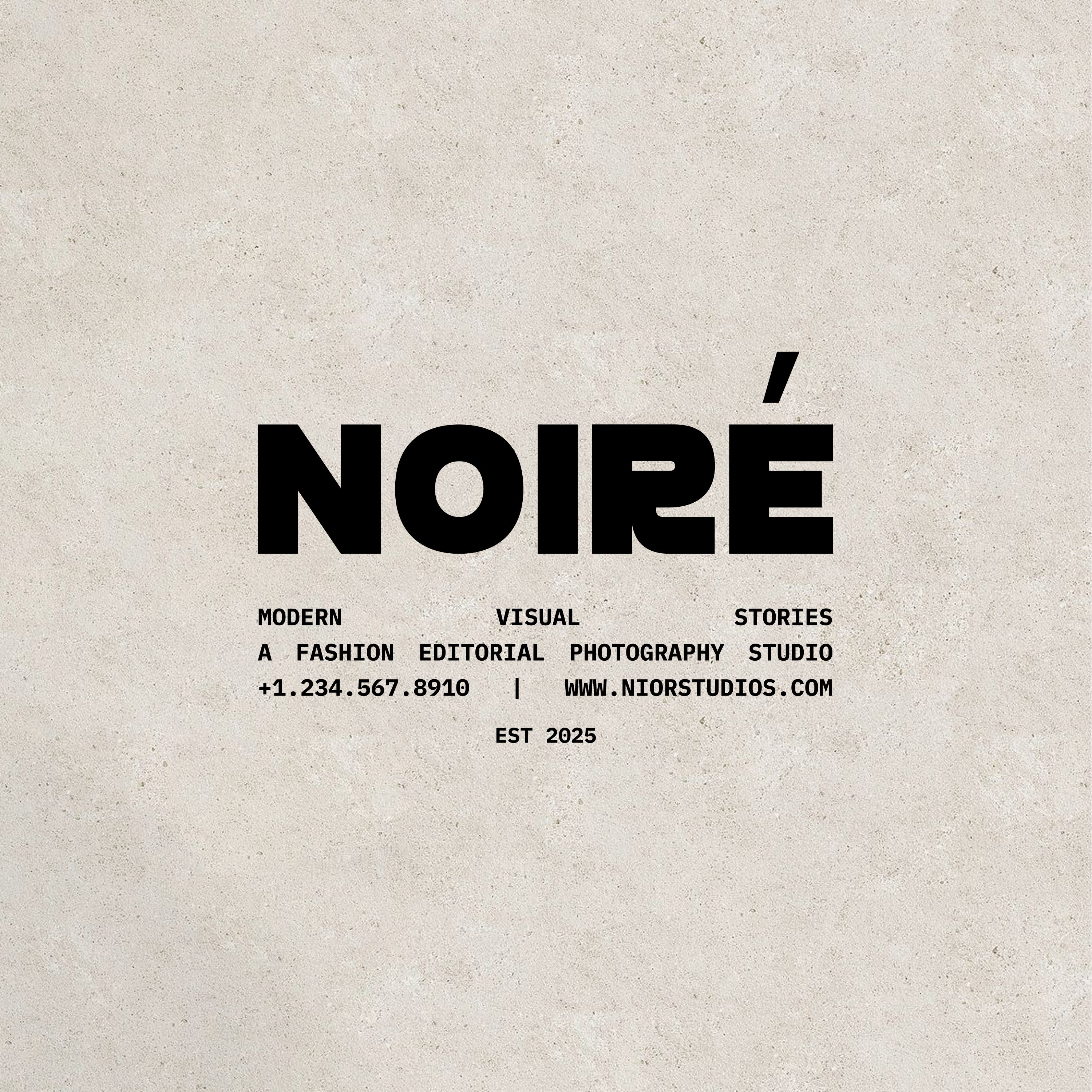 Noiré - Logo Template